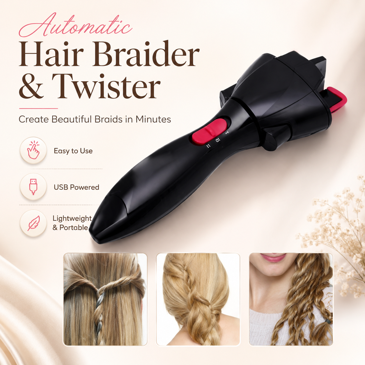 Automatic Hair Braider & Twister Tool