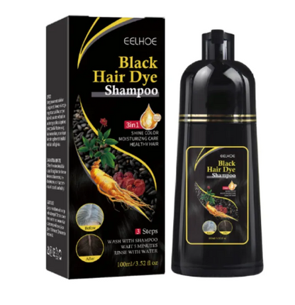 3-in-1 Hair Dye Shampoo for Grey Coverage